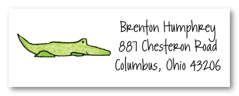 Alligator Address Labels