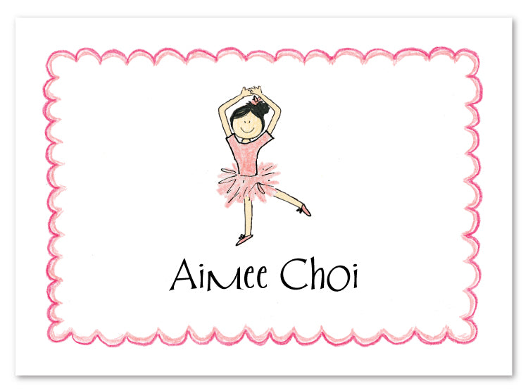 Asian Ballerina Stationery