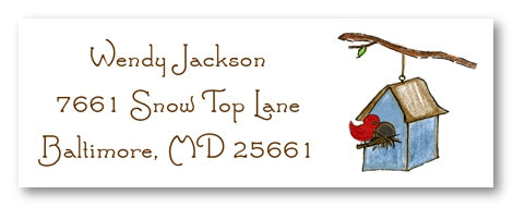 Bird House Address Labels