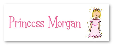 Blonde Princess Address Labels