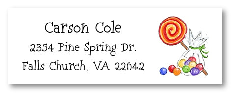 Candy Address Labels