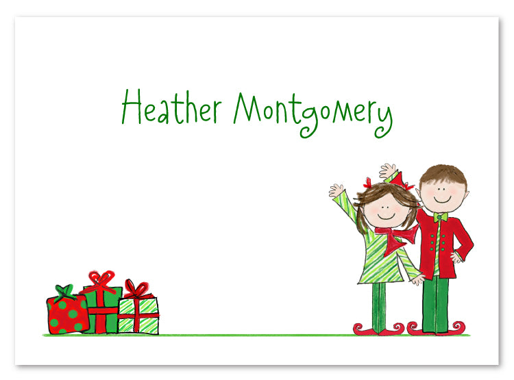 Christmas Elves Stationery