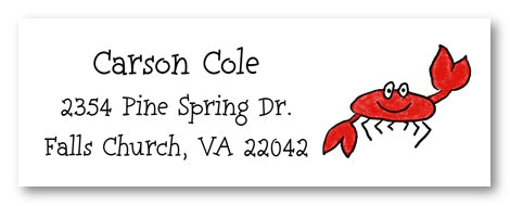 Crab Address Labels