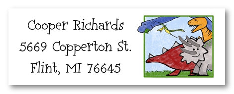 Dinosaur Address Labels