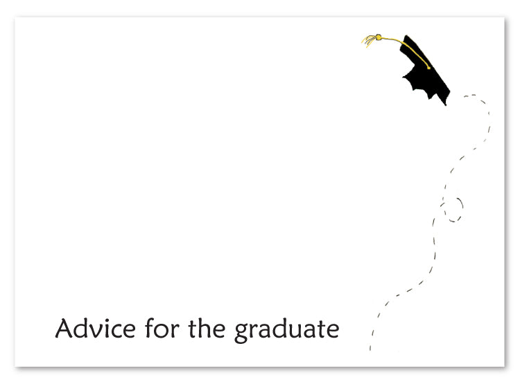 Graduation Cap Flat Note Card