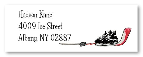 Ice Hockey Address Labels