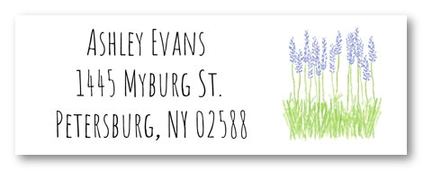 Lavender Address Labels