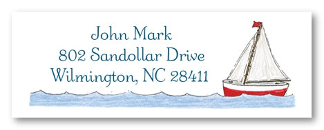 Sailboat Address Labels