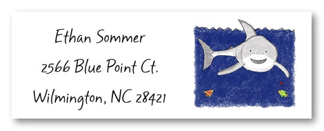 Shark Address Labels