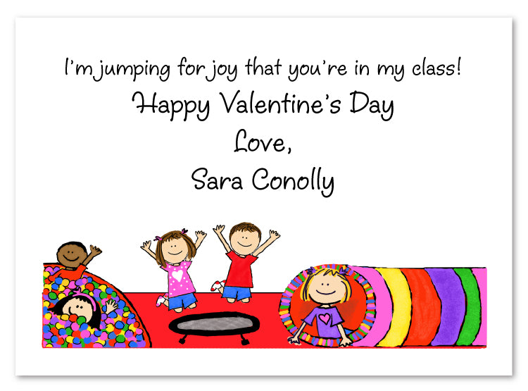 Toddler Gym Valentine Card