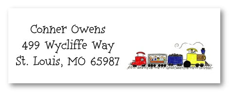 Train Address Labels