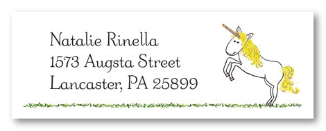 Unicorn Address Labels