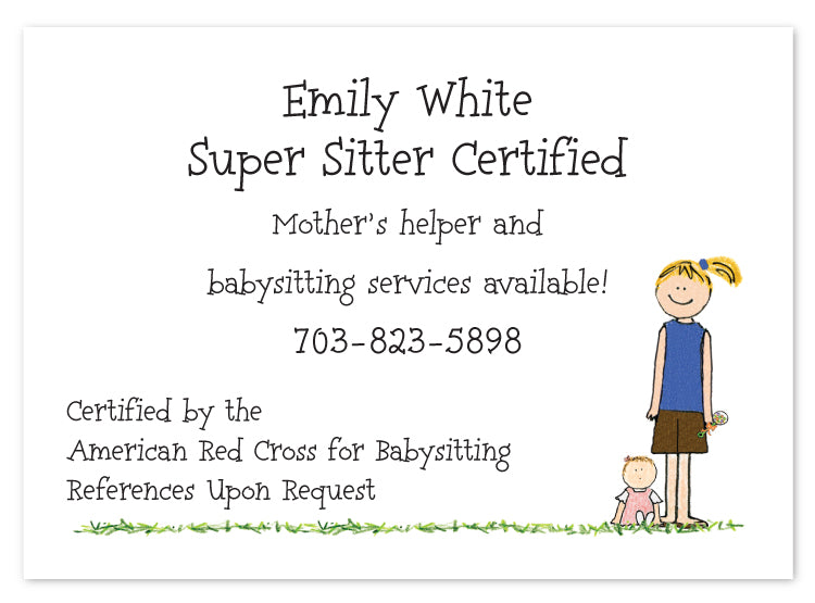 babysitter-note-card-amyadele-com for Free Printable Gift Certificates For Babysitting Babysitter Note Card – AmyAdele.com for Free Printable Gift Certificates For Babysitting