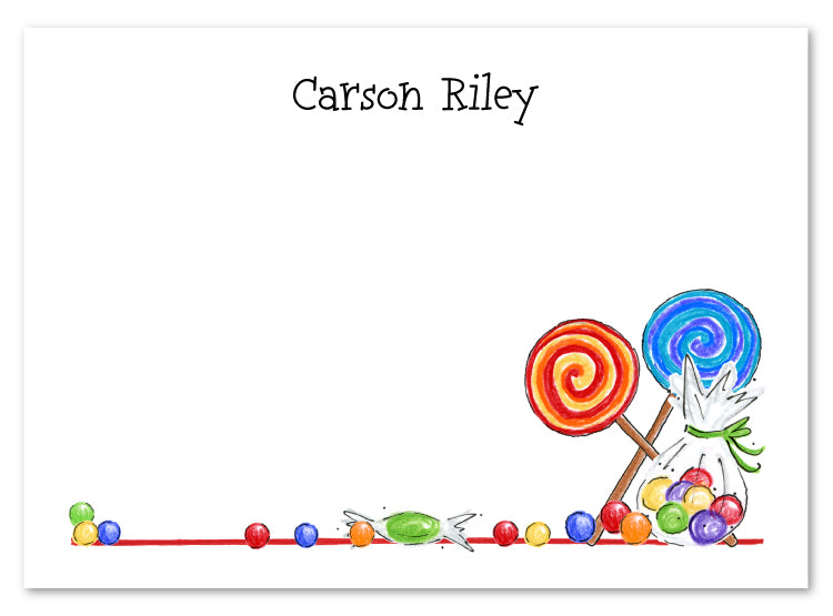 Candy Border Flat Card