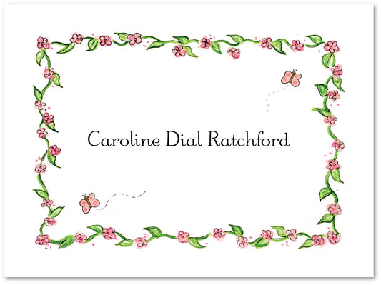 Caroline Border Stationery