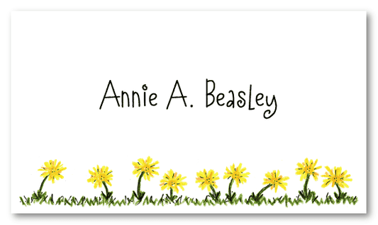 Dandelions Personal Calling Cards
