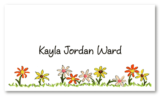 Sunshine Daisies Personal Calling Cards