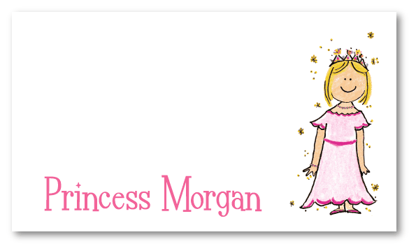 Blonde Princess Calling Cards