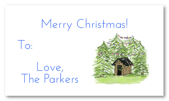 Christmas Tree Stand Calling Cards