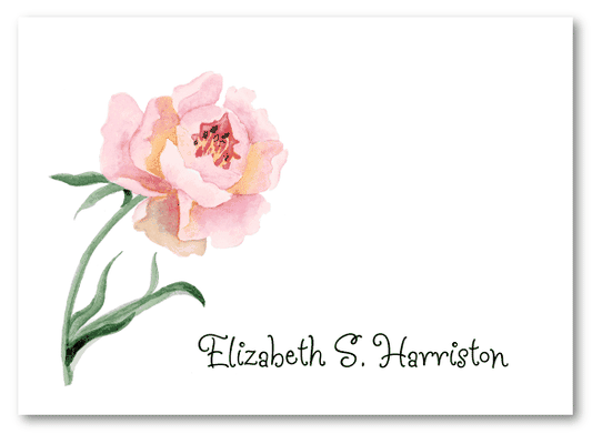 Pink Peony Stationery
