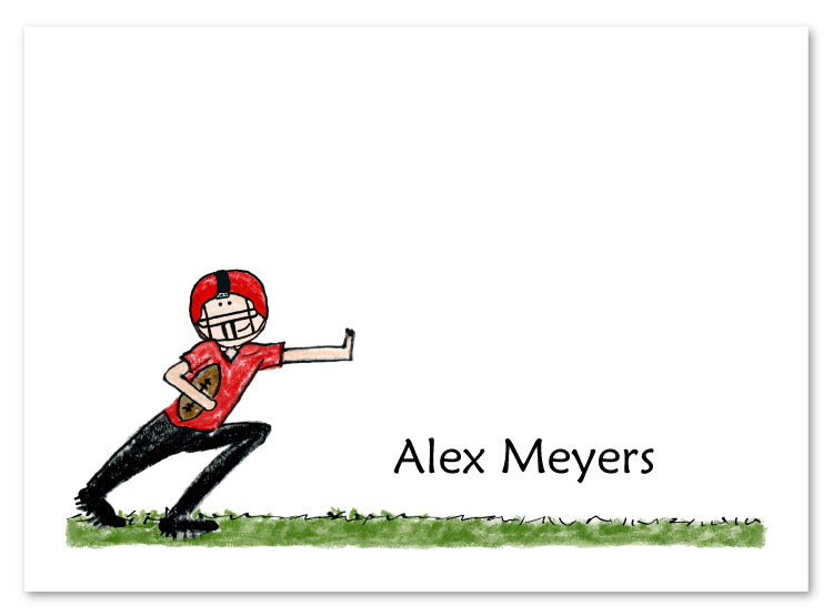 Football Player Stationery