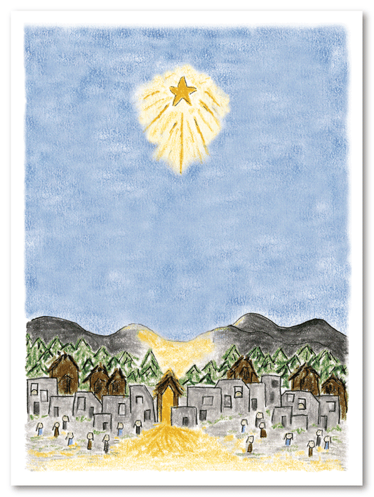 Bethlehem  Personalized Christmas Card