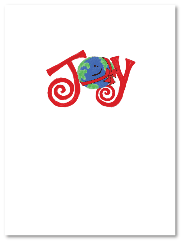 Joy to the World Personalized Christmas Cards