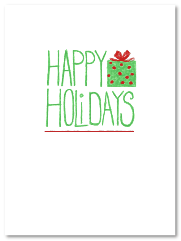 Happy Holidays Personalized Christmas Cards