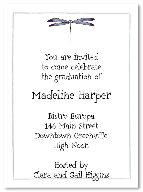 Dragonfly Invitations