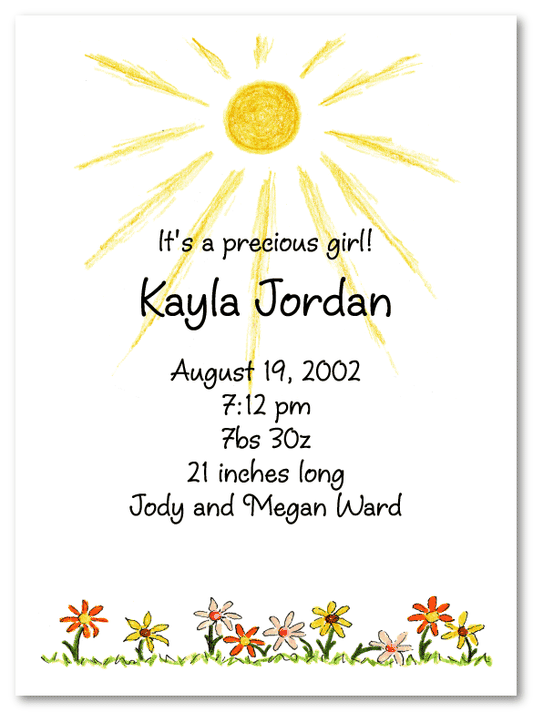 Sunshine Daisies Party Invitations