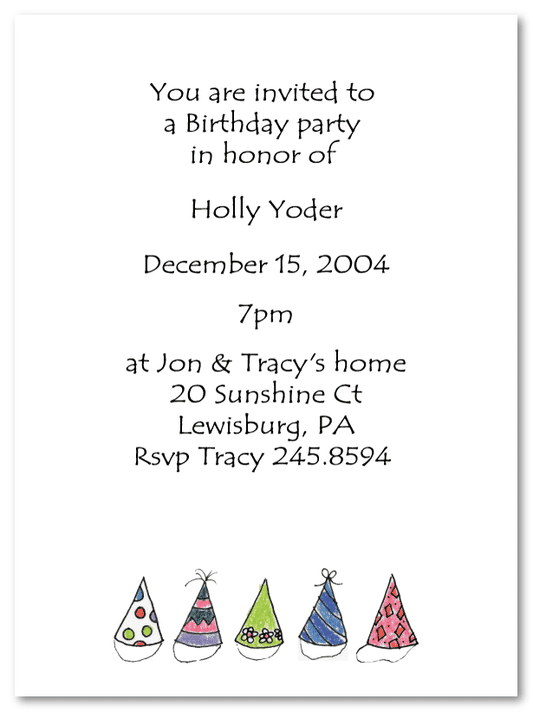 Birthday Collage Party Invitation