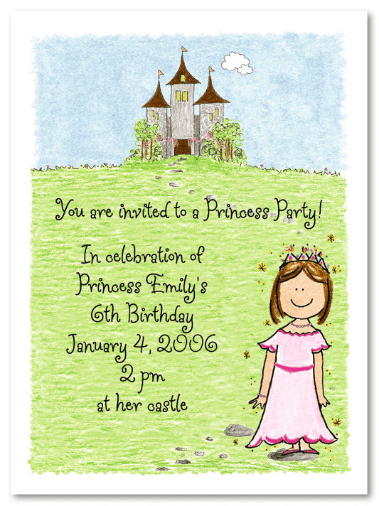 Princess Party Invite