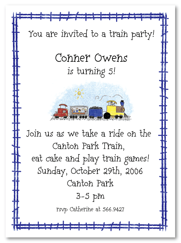 Train Invitations