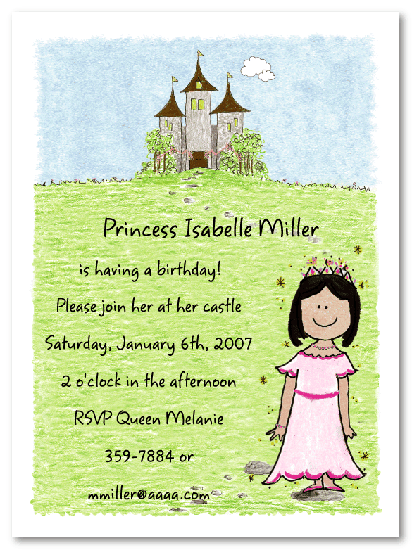 Latina Princess Invitations