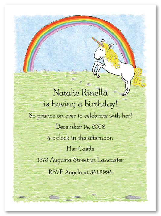 Unicorn Invitations