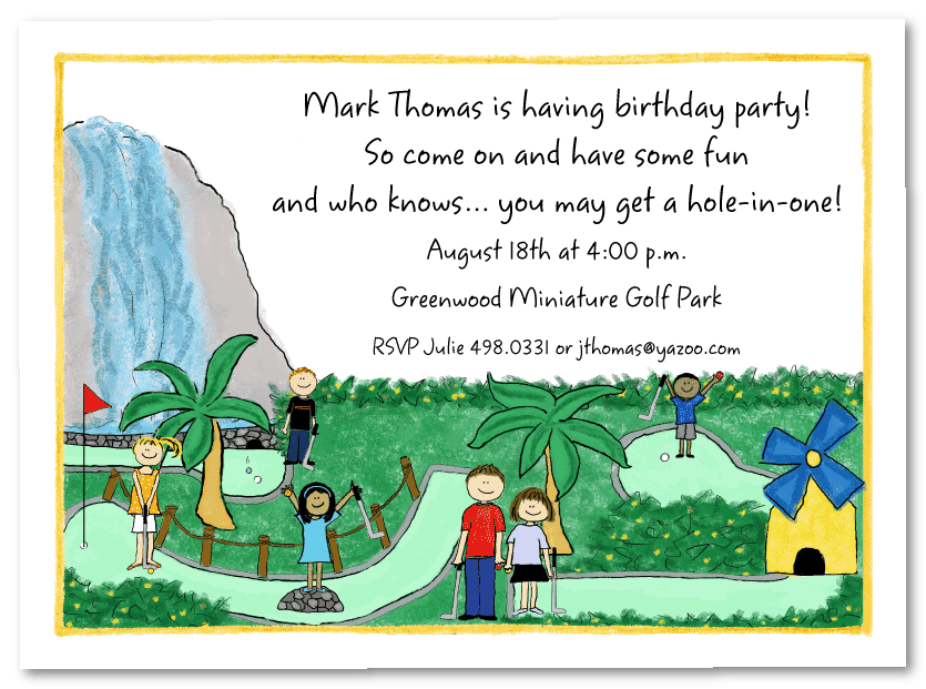 Miniature Golf Party Invitations – AmyAdele.com miniature-golf-party-invitations-amyadele-com