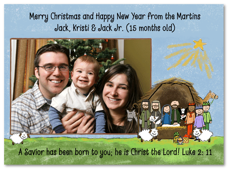 Nativity Photo Card
