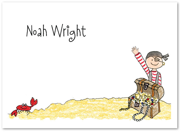 Pirates Treasure Stationery