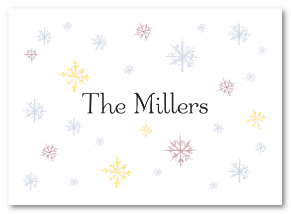 Winter Snowflakes Stationery