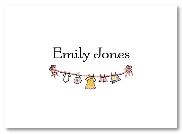 Girls Laundry Stationery