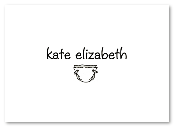 Diaper Stationery