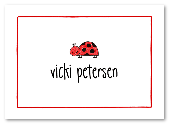 Ladybug Stationery