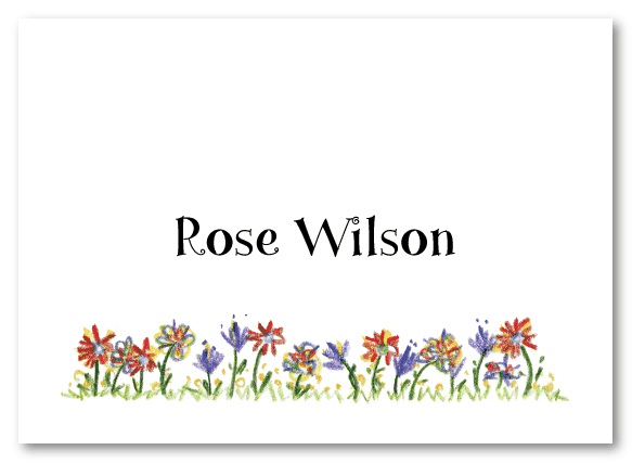 Summer Wildflowers Stationery