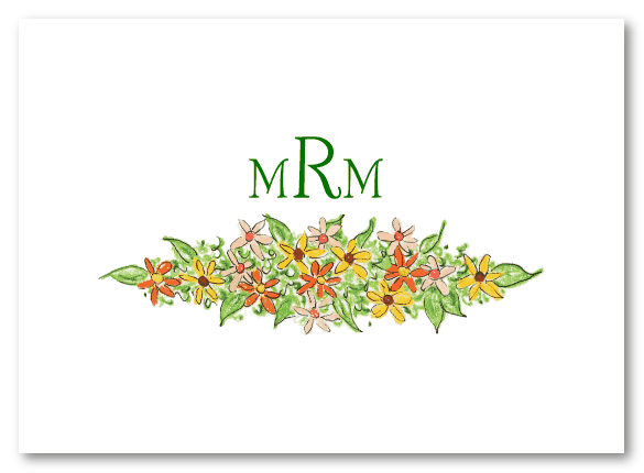 Sunshine Bunch of Flowers Stationery