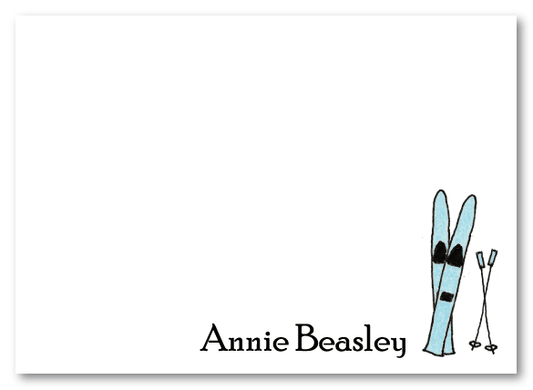 Blue Skis Stationery