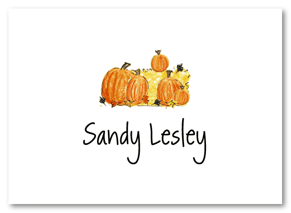 Pumpkin Bunch Thank You Note