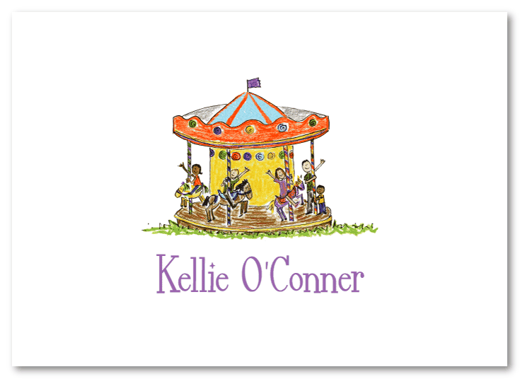 Carousel Thank You Note