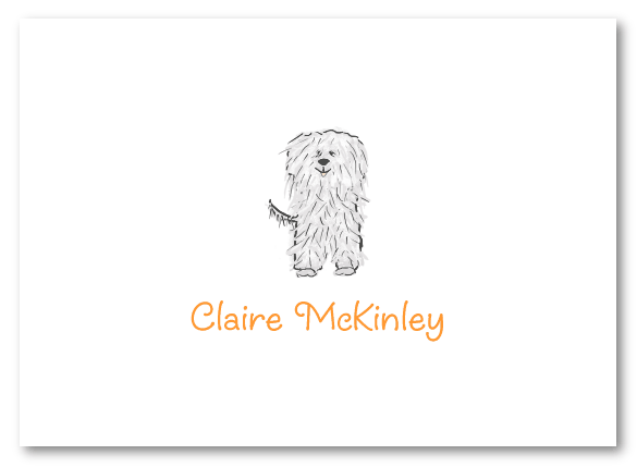 Little White Dog Stationery