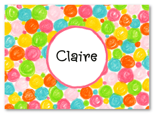 Girl Dots Stationery