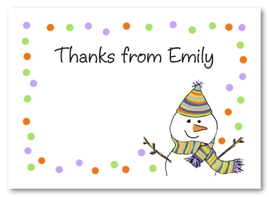 Snowman Note Card